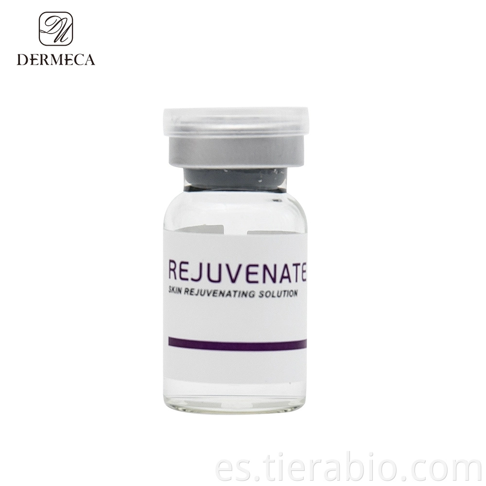 Piel Rejuvenate Solution Mesoterapia Cóctel Acido Hyalurónico Viales Inyectable Anti Envejecimiento Gluthatione para la cara